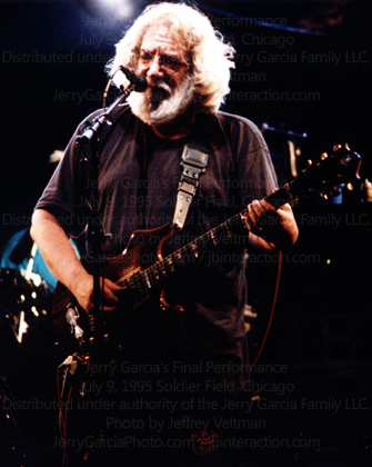 Jerry Garcia's Final Performance - 16" x 20" print