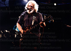 Jerry Garcia's Final Performance - Wallet Size Print